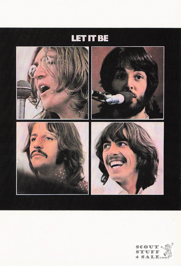 The Beatles Let it Be Album Postcard by Classico San Francisco #268-020v1