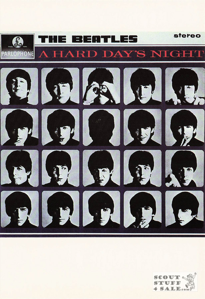 The Beatles Hard Day's Night Album Postcard Classico San Francisco #268-021v1