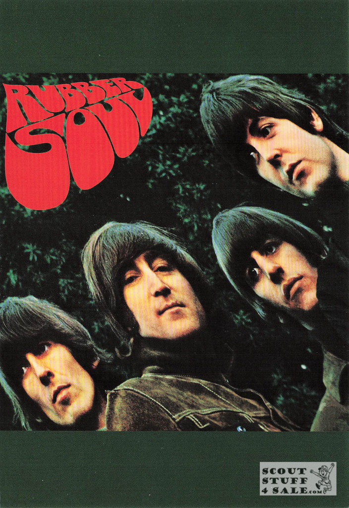 The Beatles Rubber Soul Album Postcard by Classico San Francisco #268-024v1