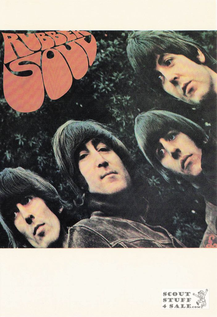 The Beatles Rubber Soul Album Postcard by Classico San Francisco #268-024v2