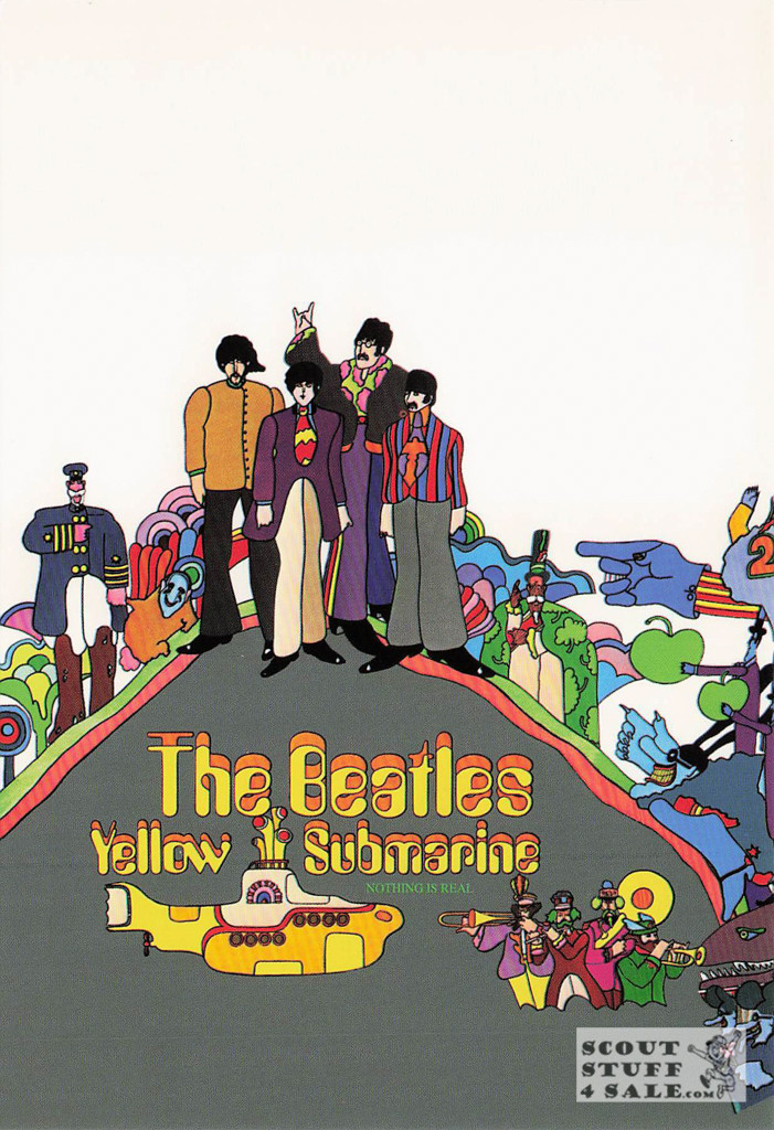 The Beatles Yellow Submarine Album Postcard Classico San Francisco #268-025v1