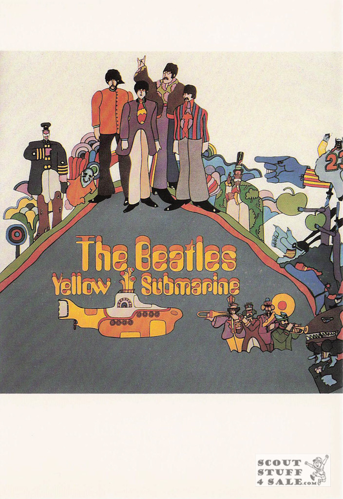 The Beatles Yellow Submarine Album Postcard Classico San Francisco #268-025v2