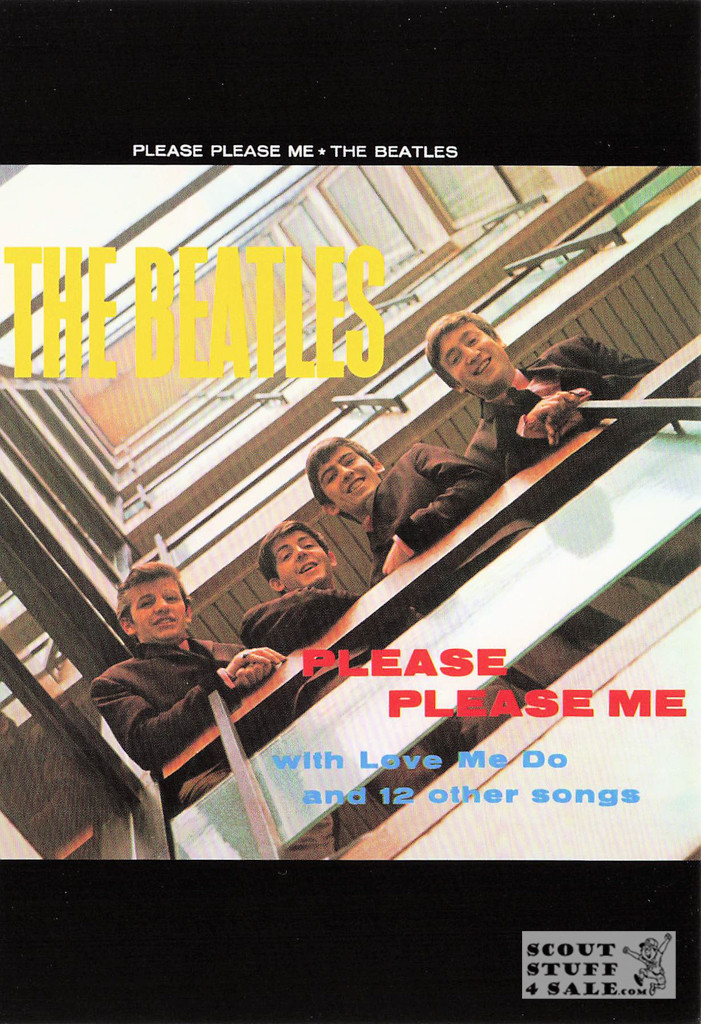 The Beatles Please Please Me Album Postcard Classico San Francisco #268-027v1