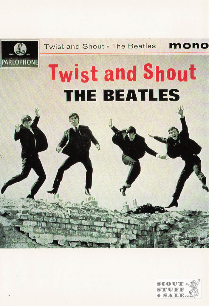 The Beatles Twist and Shout Postcard by Classico San Francisco #268-040