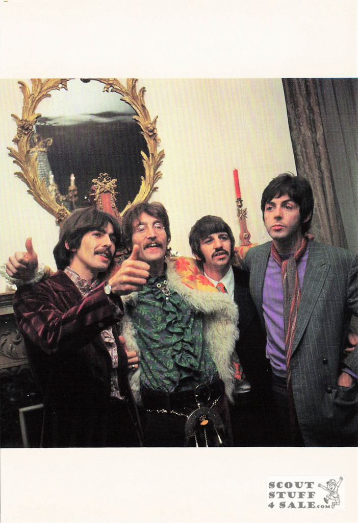 The Beatles Band Postcard by Classico San Francisco #268-066v2