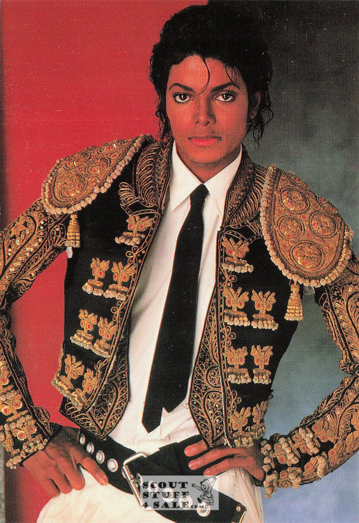 Michael Jackson Postcard by Classico San Francisco #285-005