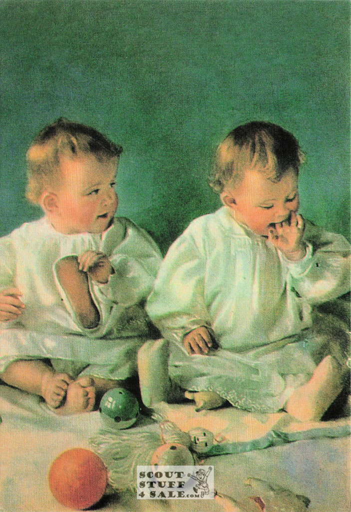 Classic Illustrations of Babies Postcard by Classico San Francisco #291-006