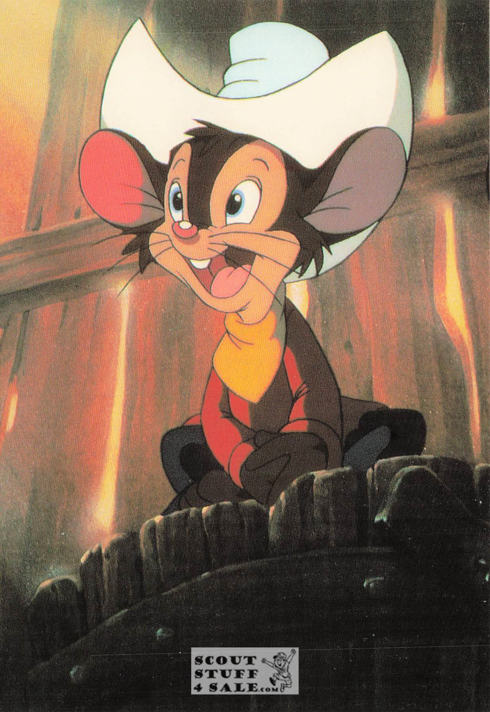 An American Tale Fievel Goes West Postcard by Classico San Francisco #296-009