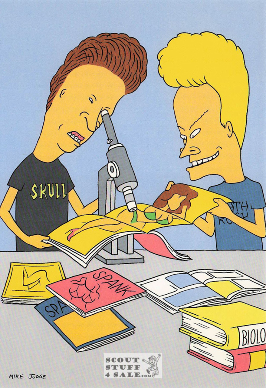Beavis and Butthead Postcard by Classico San Francisco #304-026
