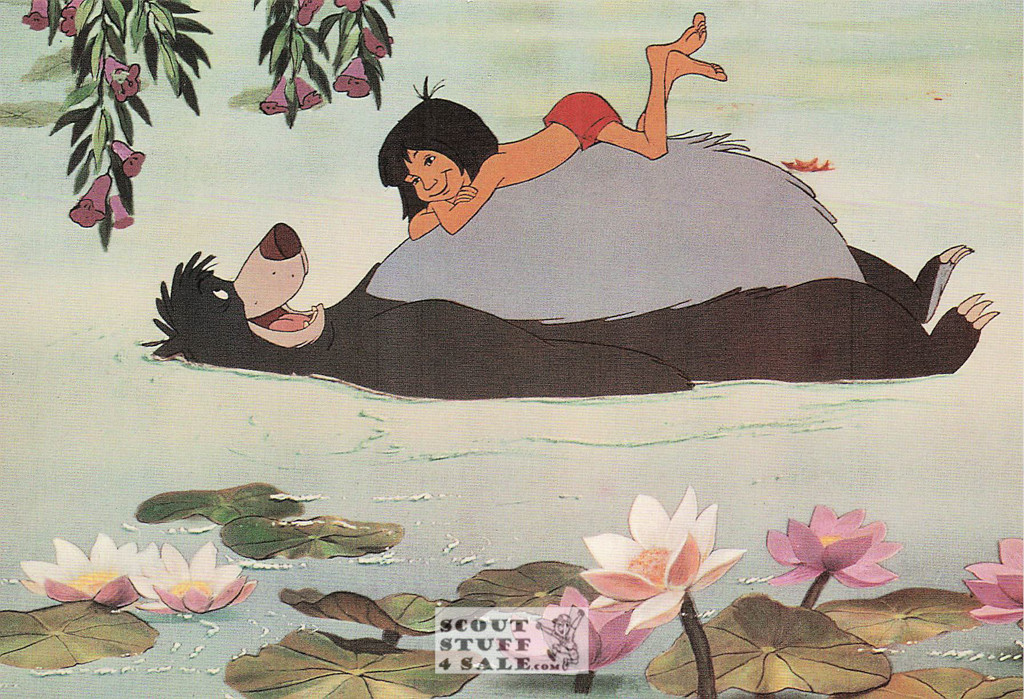 The Jungle Book, Walt Disney, Postcard by Classico San Francisco #312-012