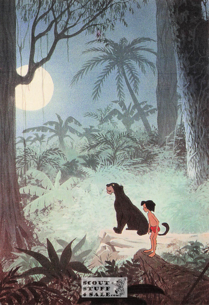 The Jungle Book, Walt Disney, Postcard by Classico San Francisco #312-014