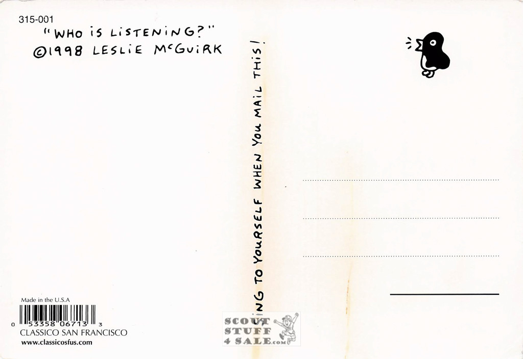 Tucker, Leslie McGuirk Children's Author, Postcard by Classico SF #315-001