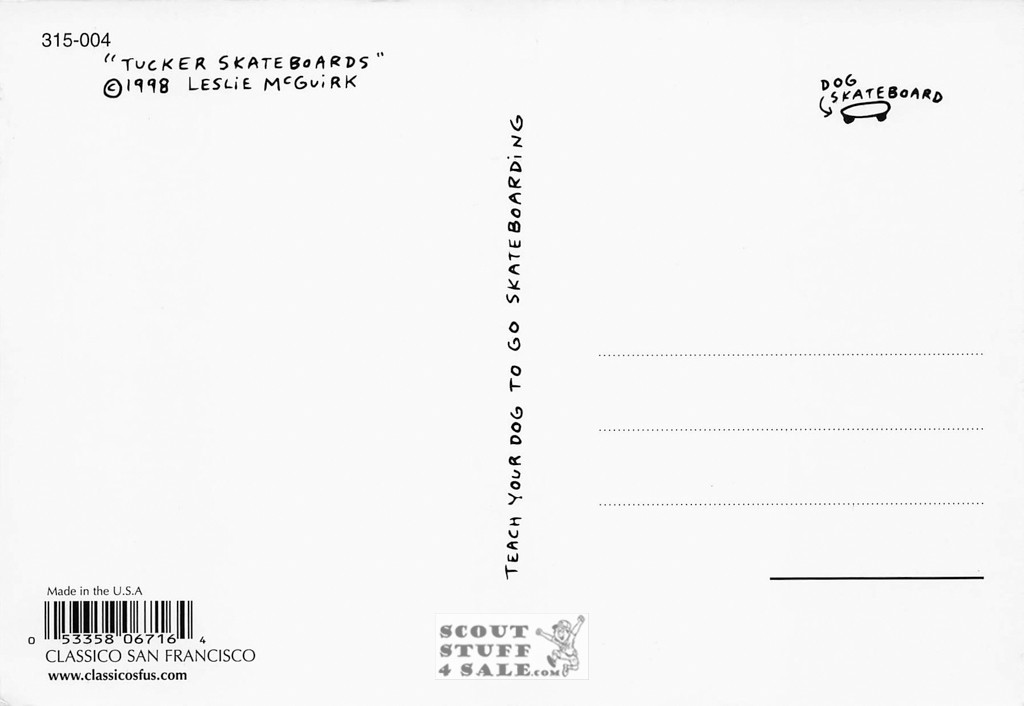 Tucker, Leslie McGuirk Children's Author, Postcard by Classico SF #315-004