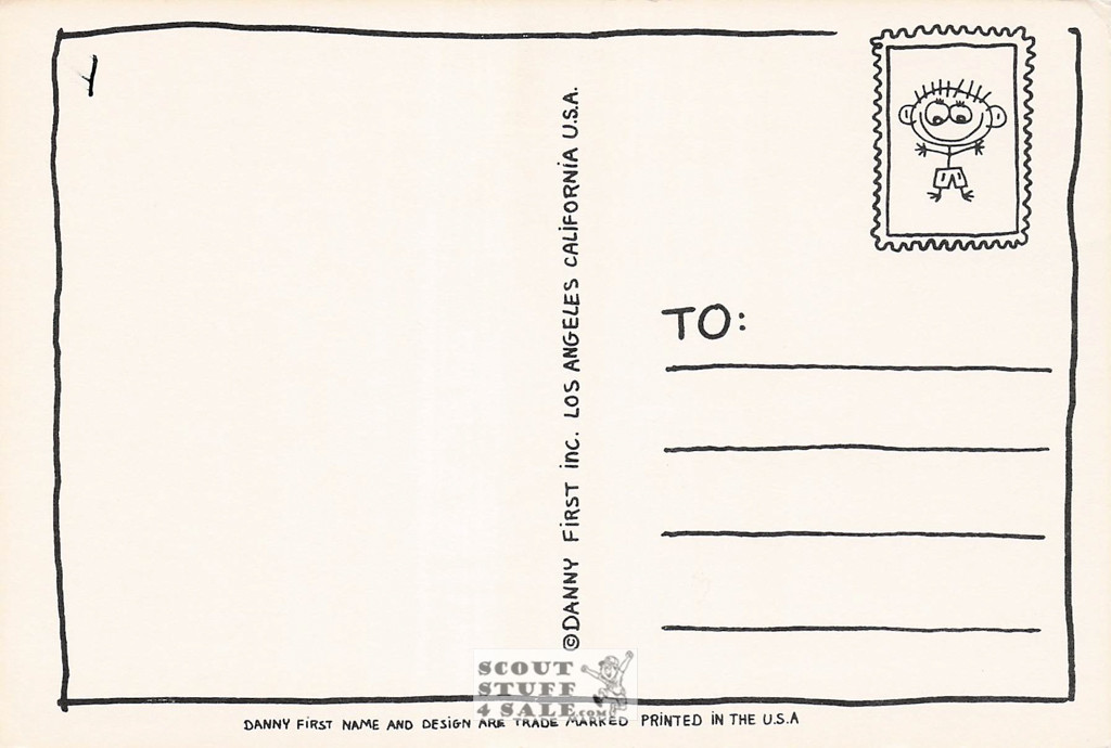 Americans Do it Better Danny First Postcard by Classico San Francisco #336-001