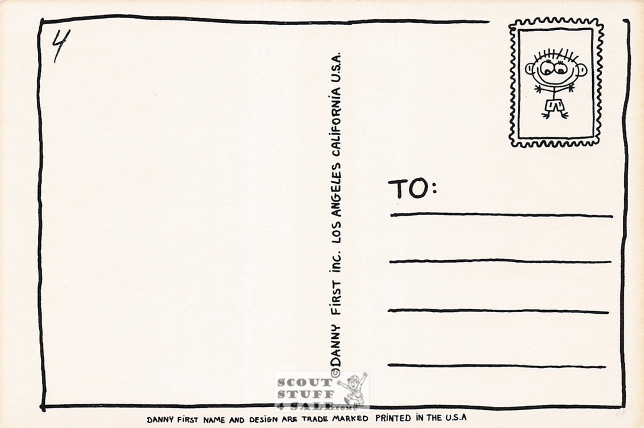All American Boys Danny First Postcard by Classico San Francisco #336-004