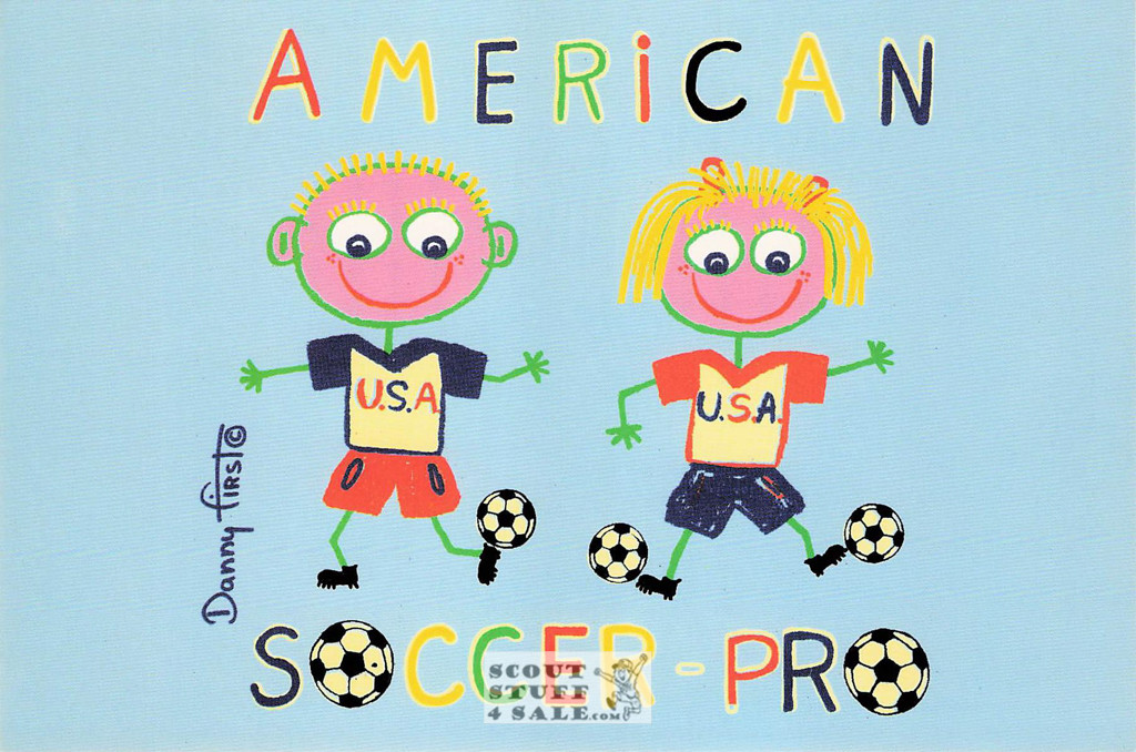 American Soccer Pro Danny First Postcard by Classico San Francisco #336-011