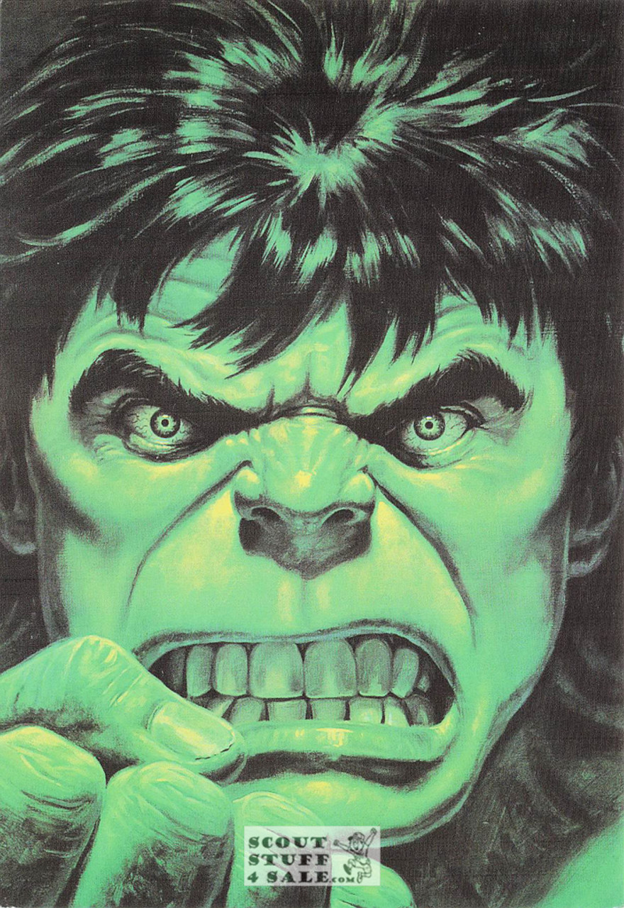 The Incredible Hulk Marvel Superhero Postcard Classico San Francisco #348-009