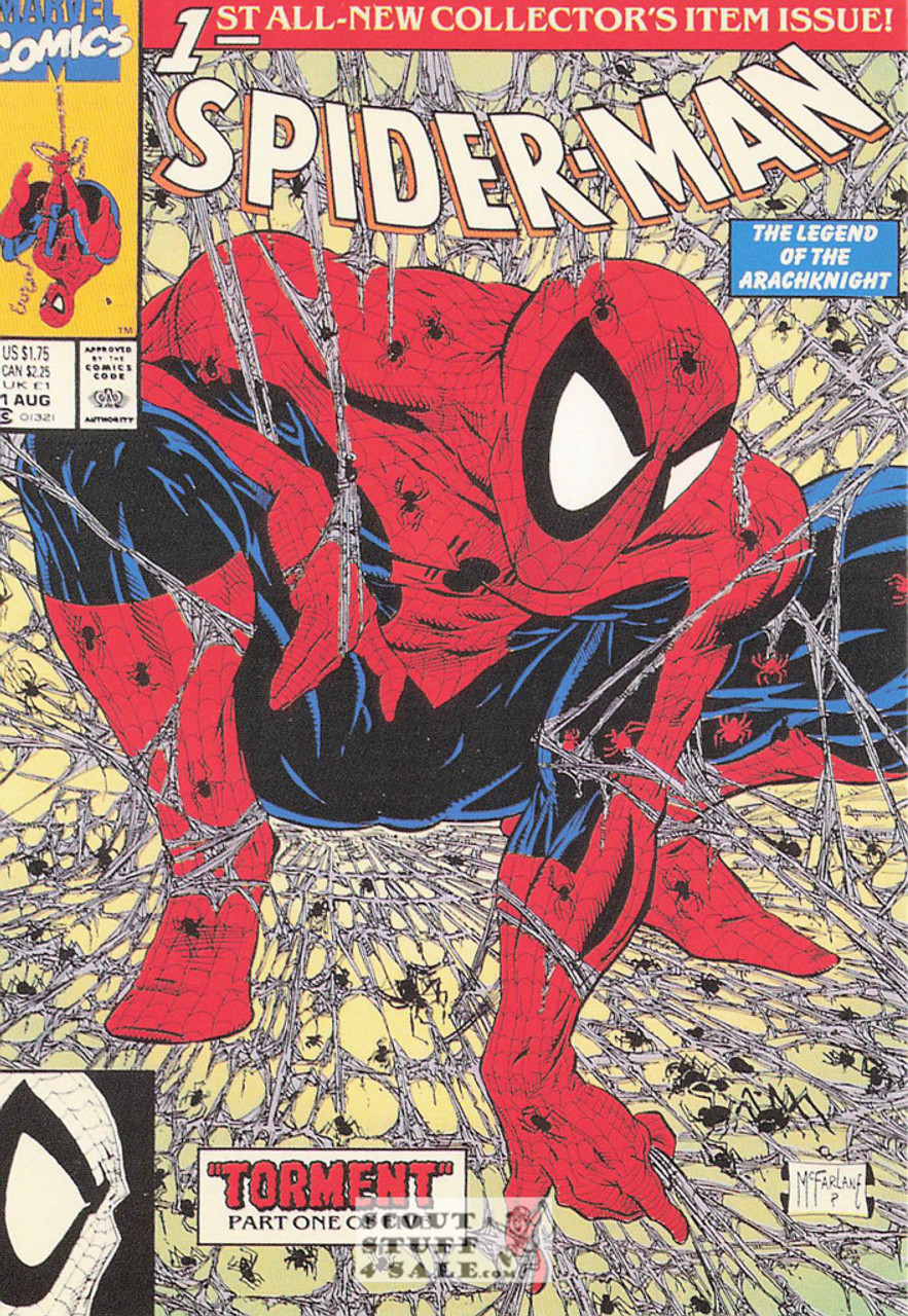 Spider-Man Marvel Superhero Postcard by Classico San Francisco #348-012