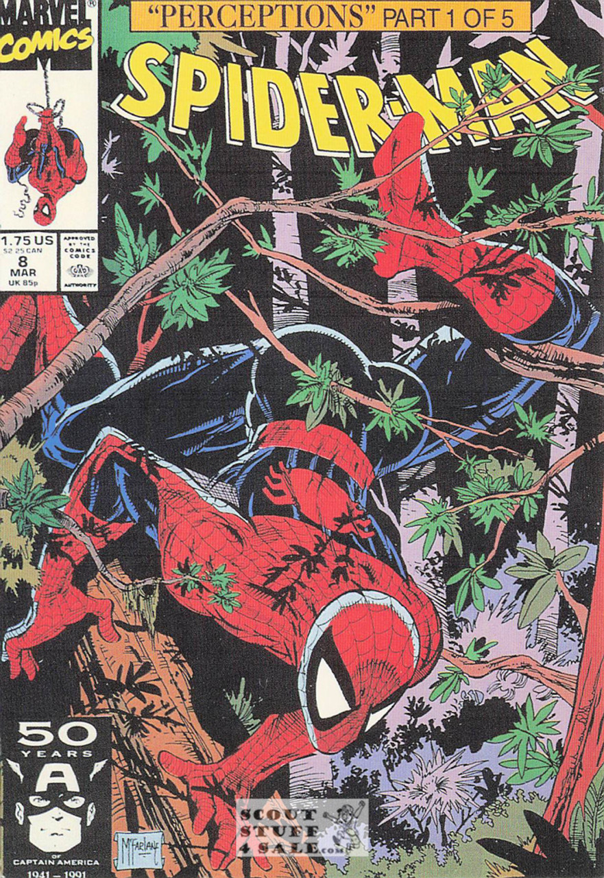 Spider-Man Marvel Superhero Postcard by Classico San Francisco #348-017