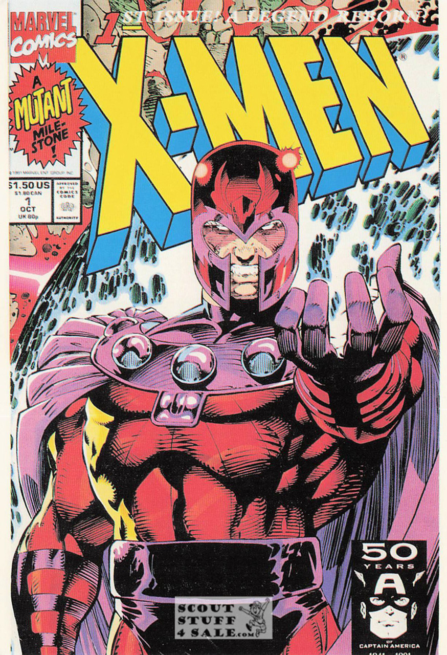 X-Men Marvel Superhero Postcard by Classico San Francisco #348-031