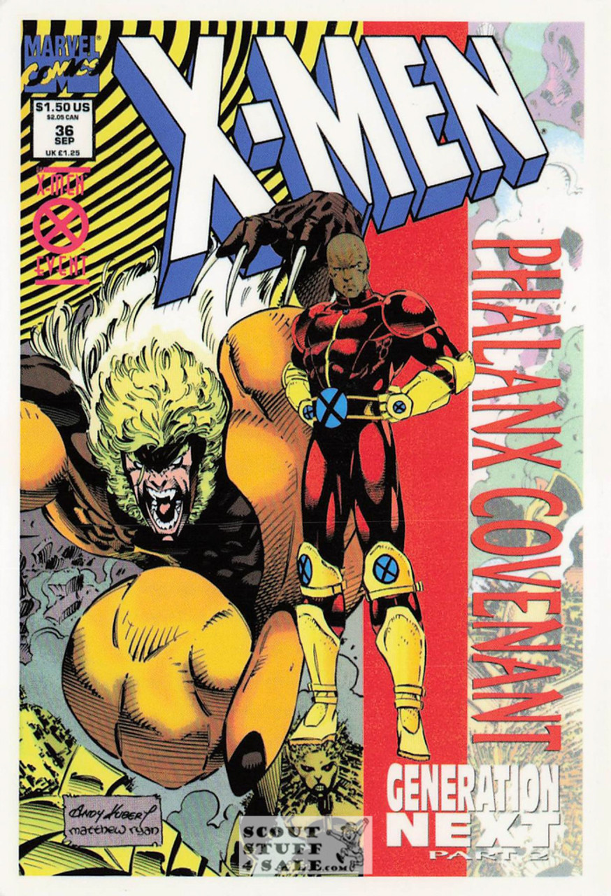 X-Men Marvel Superhero Postcard by Classico San Francisco #348-033