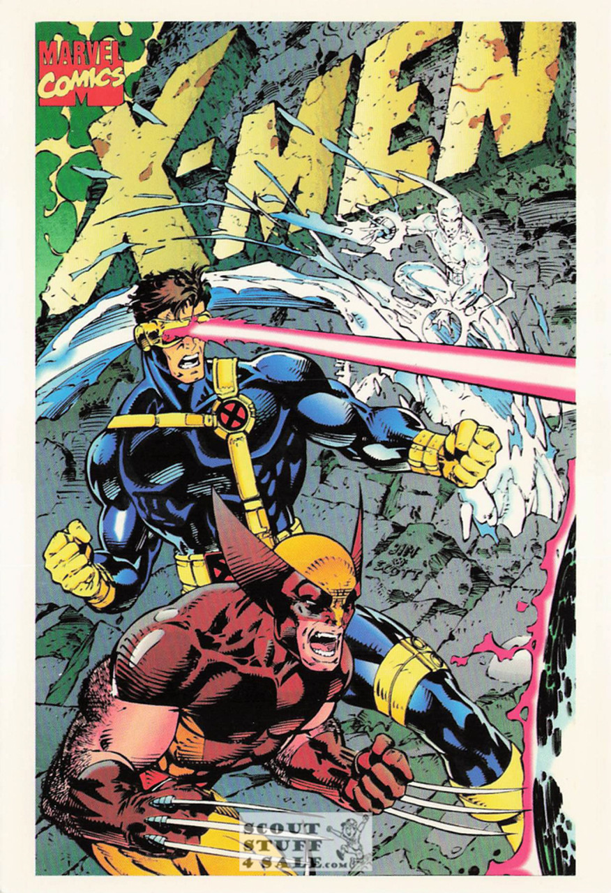 X-Men Marvel Superhero Postcard by Classico San Francisco #348-034