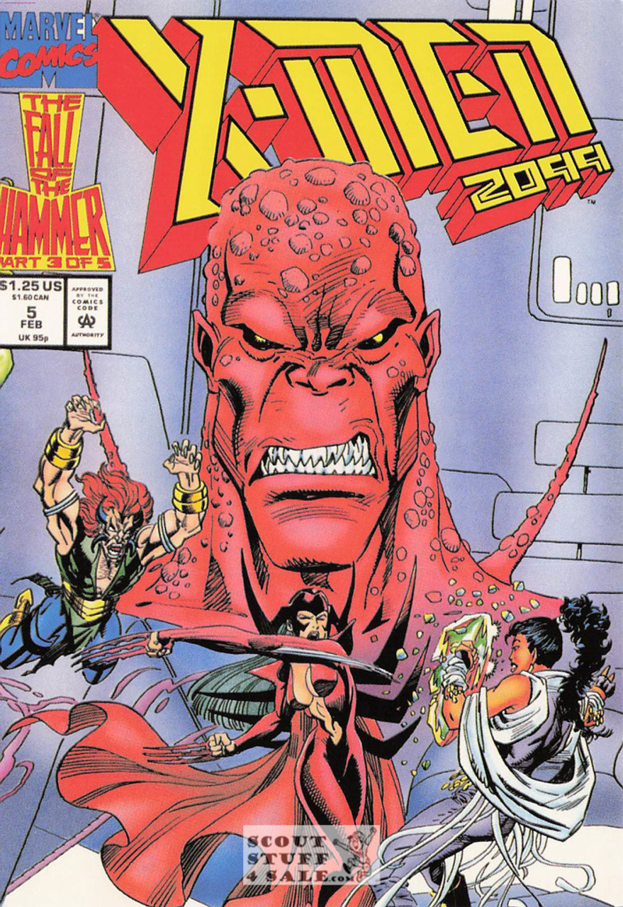 X-Men Marvel Superhero Postcard by Classico San Francisco #348-046
