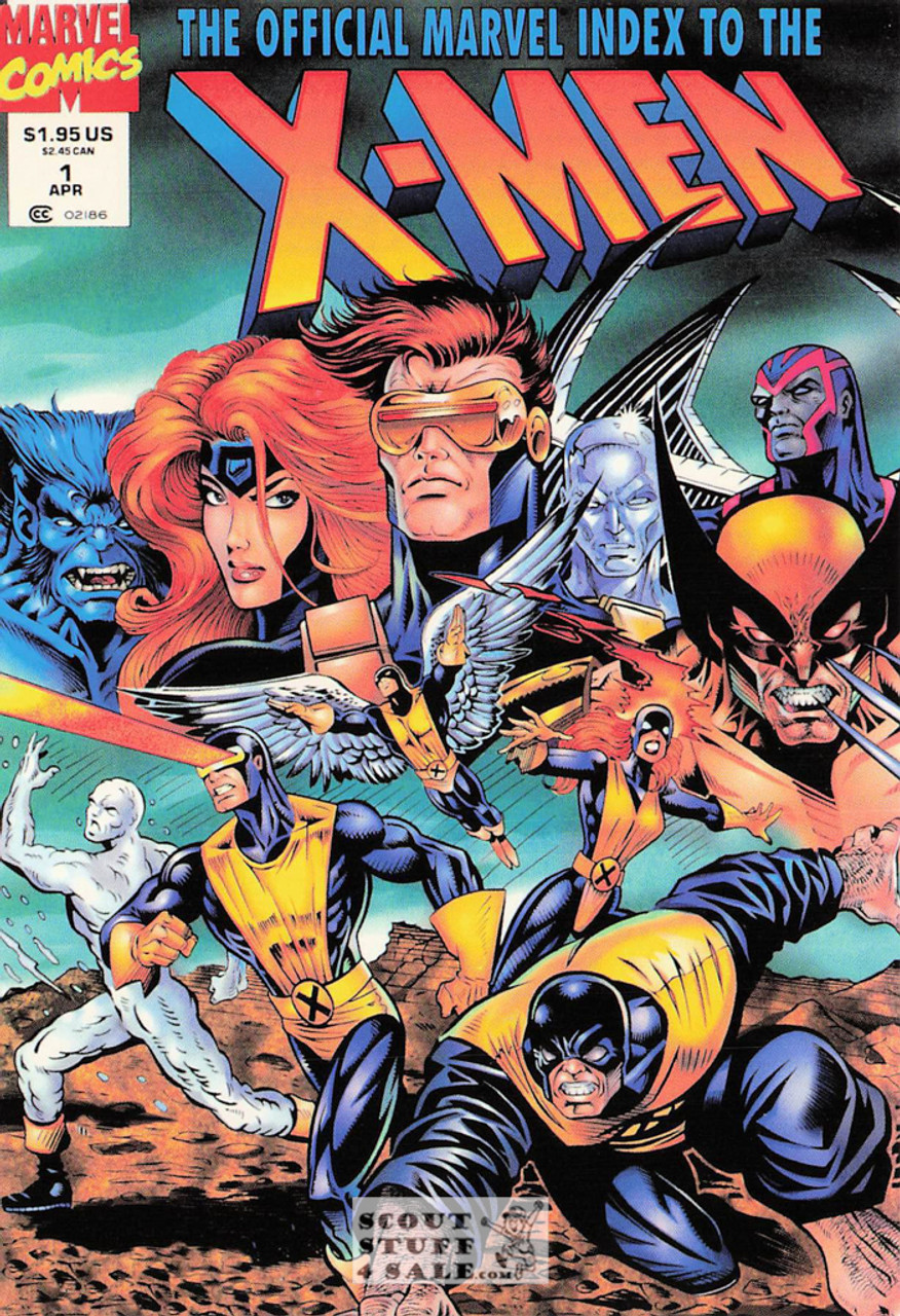 X-Men Marvel Superhero Postcard by Classico San Francisco #348-047