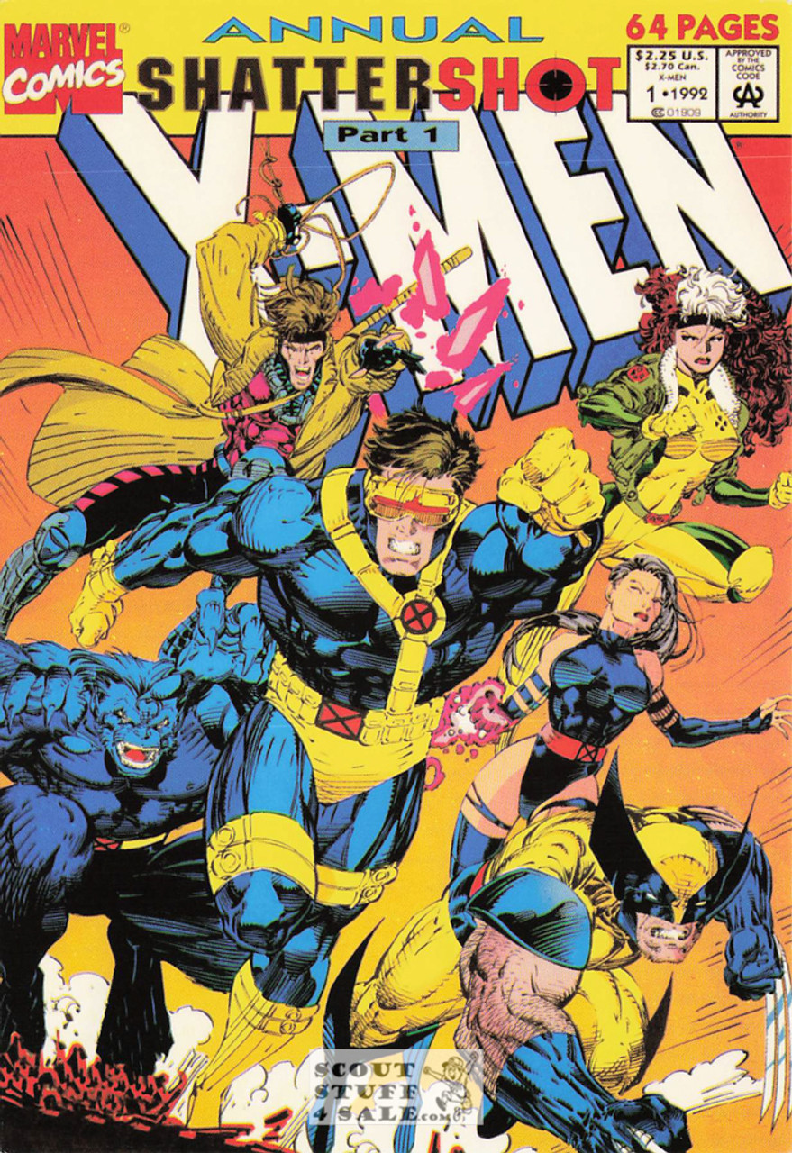 X-Men Marvel Superhero Postcard by Classico San Francisco #348-048