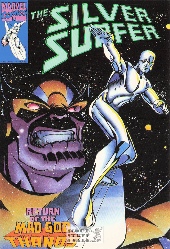 Silver Surfer Marvel Superhero Postcard by Classico San Francisco #348-061