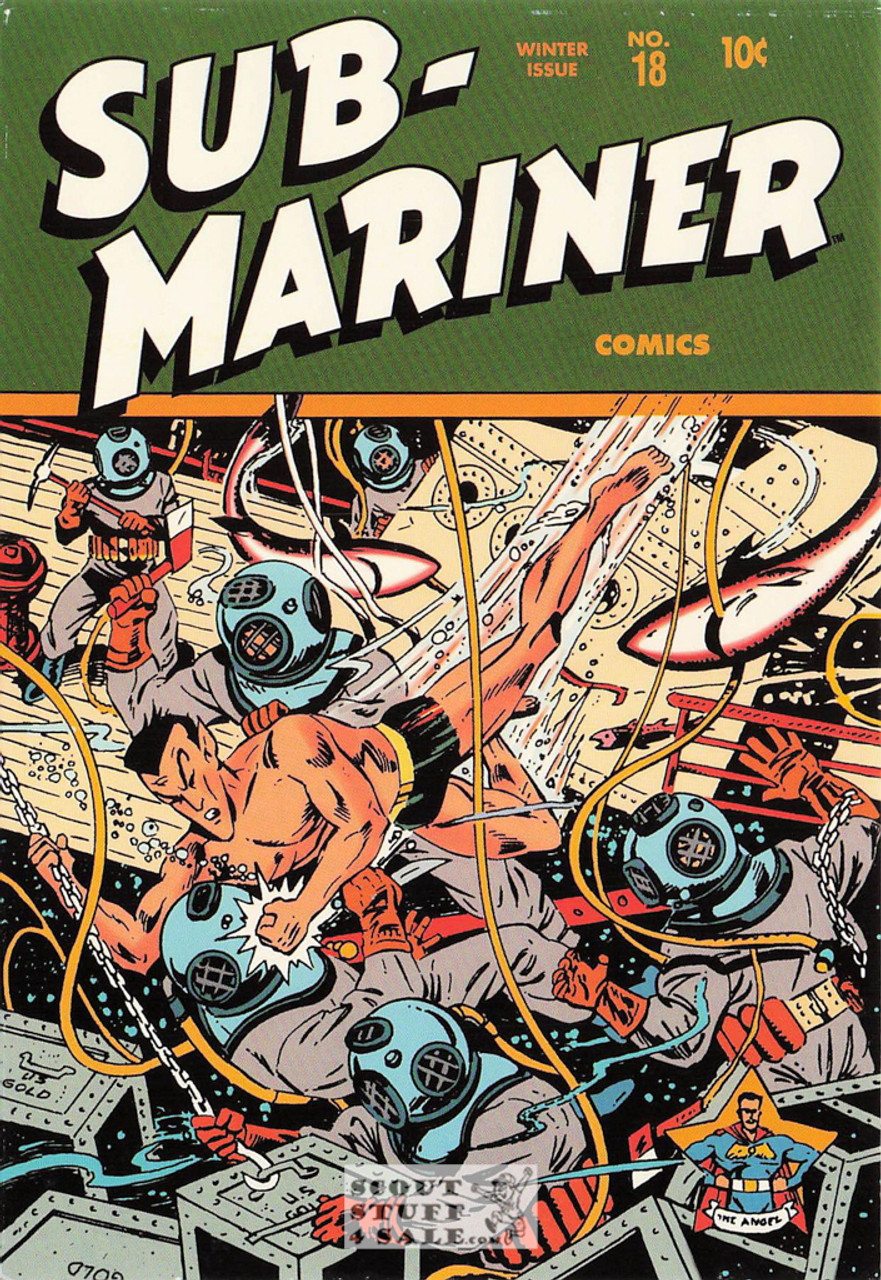 Sub-Mariner Marvel Superhero Postcard by Classico San Francisco #348-078