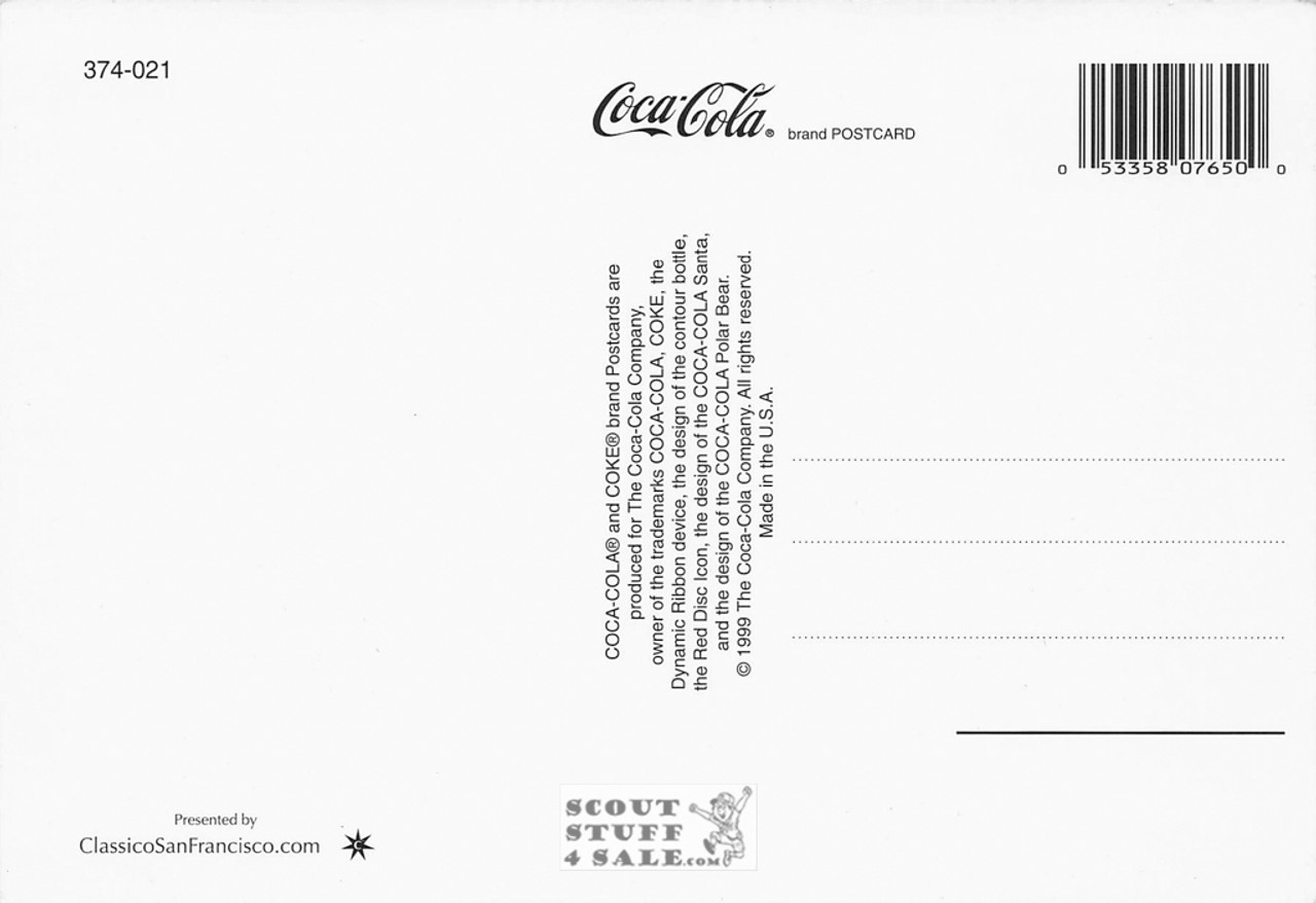 Coca Cola New York Brand Promotion Postcard by Classico SF #374-021