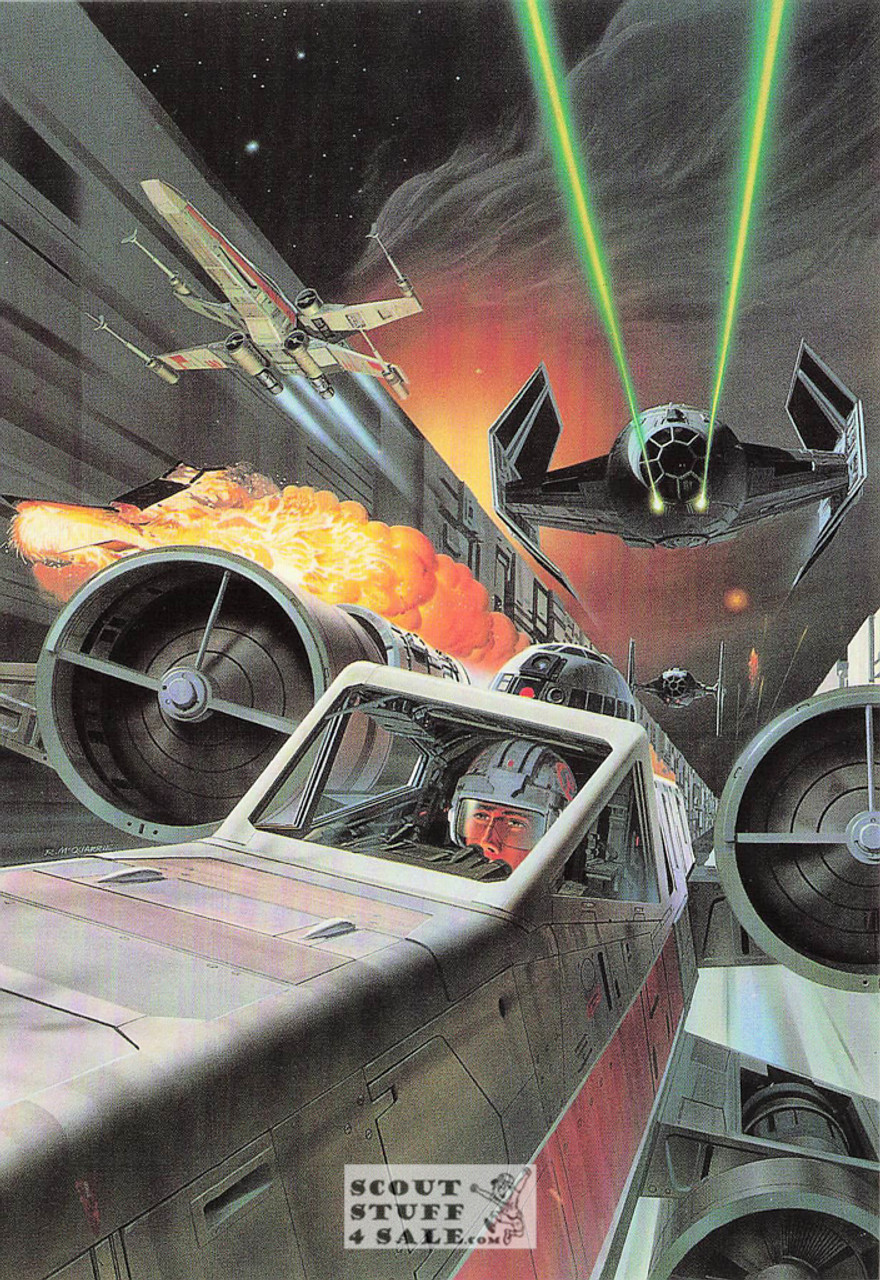 Star Wars Concept Art Postcard by Classico San Francisco #376-009
