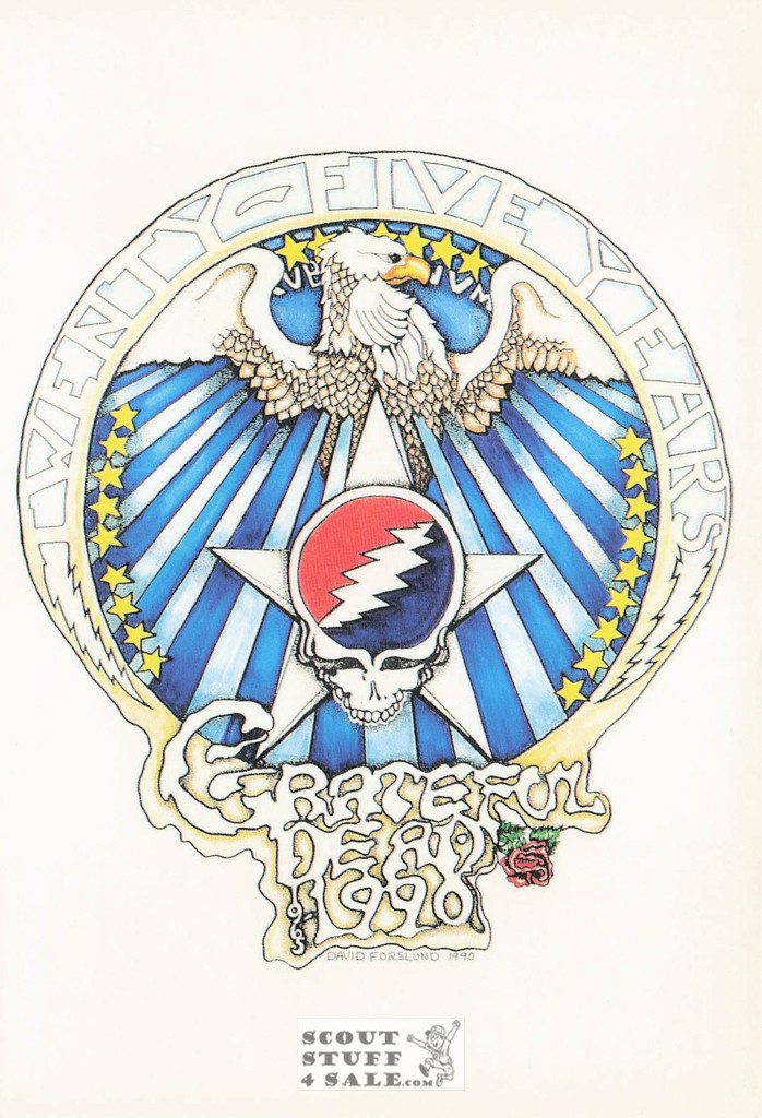 Grateful Dead Band Postcard by Classico San Francisco #394-007