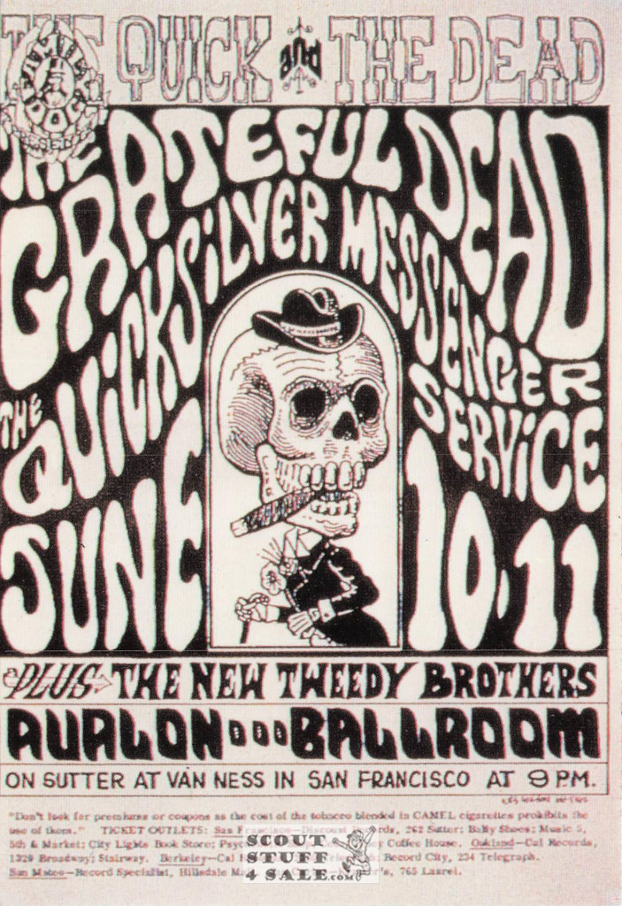 Grateful Dead Band Postcard by Classico San Francisco #394-016