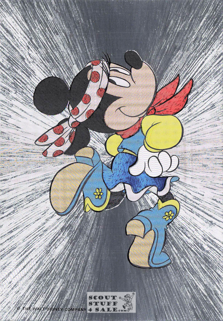 Mickey Mouse Metallic Cartoon Postcard Walt Disney by Classico SF #406-833