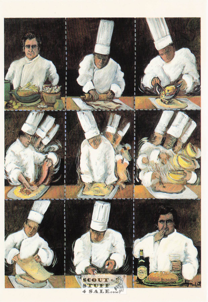 Coulbiac of Salmon Guy Buffet Postcard by Classico San Francisco #446-012