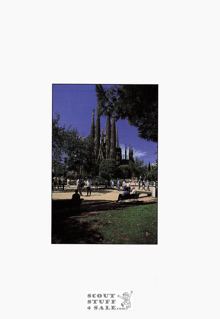 Church Sagrada Familia Spain Seven Seas Cruise Lines Postcard #459-086