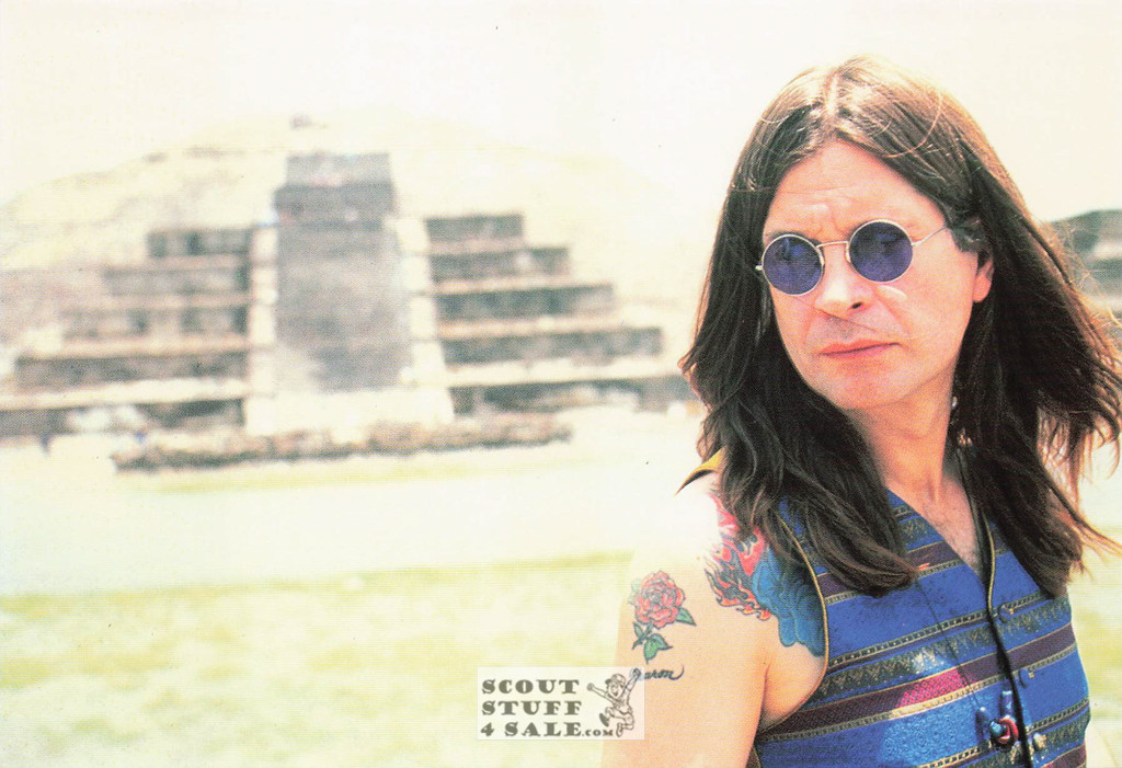 Ozzy Osbourne Postcard by Classico San Francisco #460-154