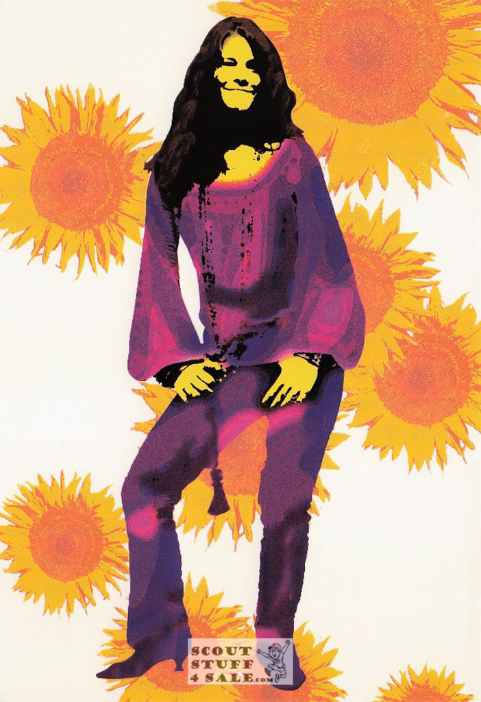 Janis Joplin Postcard by Classico San Francisco #460-174