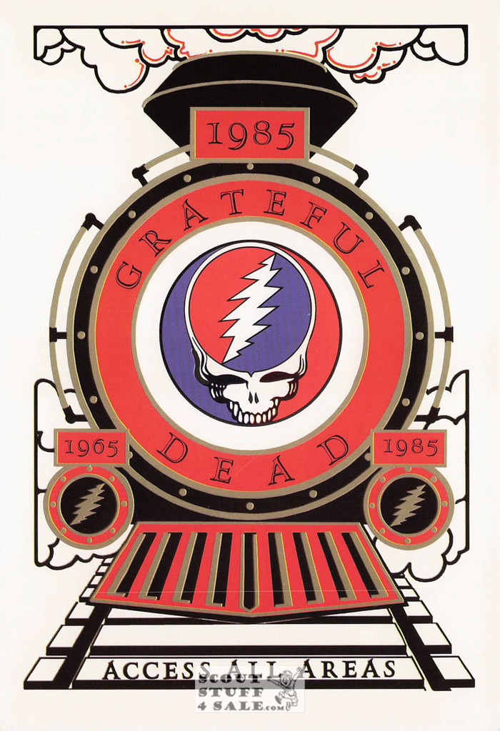 Grateful Dead 1985 Tour Postcard by Classico San Francisco #461-002
