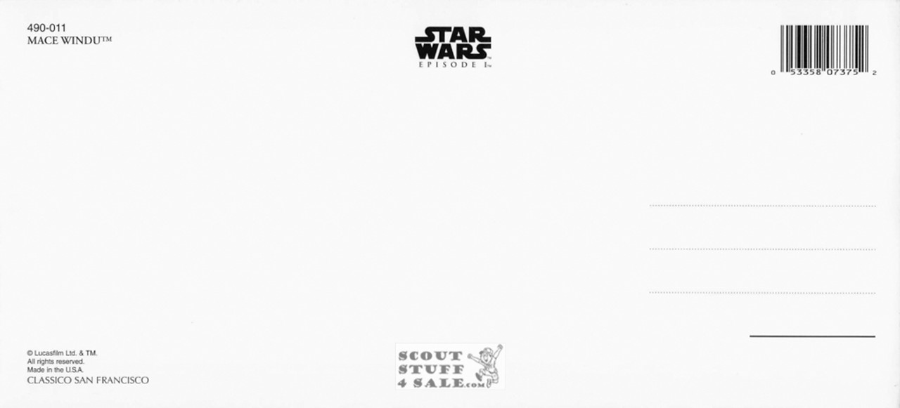 Star Wars Episode One Panoramic Postcard by Classico San Francisco #490-011