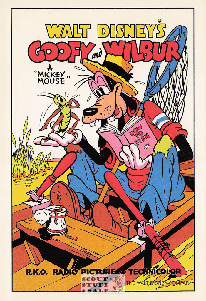 Mickey Mouse "Goofy & Wilbur" Disney Cartoon Postcard by Classico SF #511-056