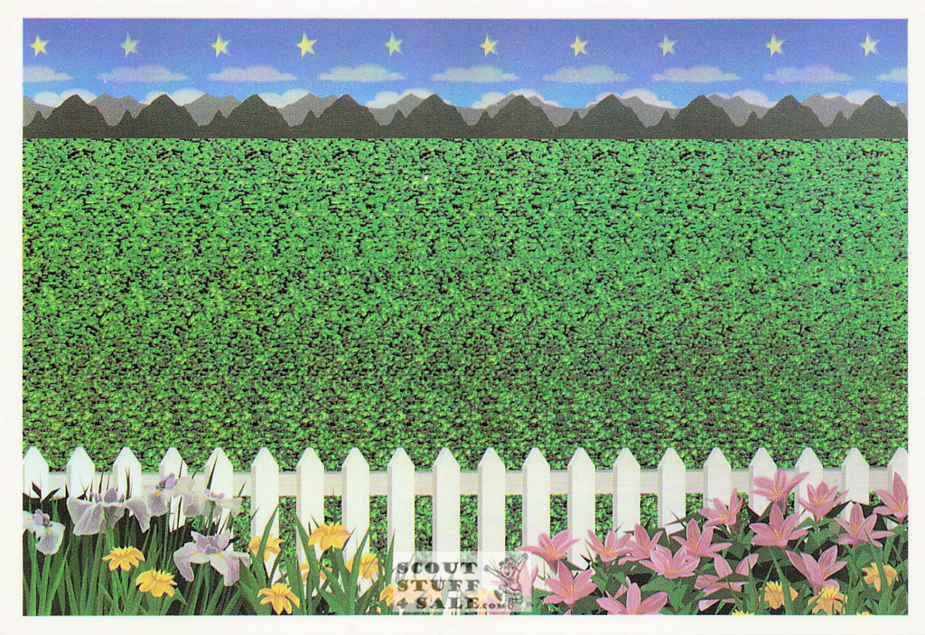 Horse in Orchard - Magic Eye 3D Optical Illusion Postcard, Classico SF #512-041
