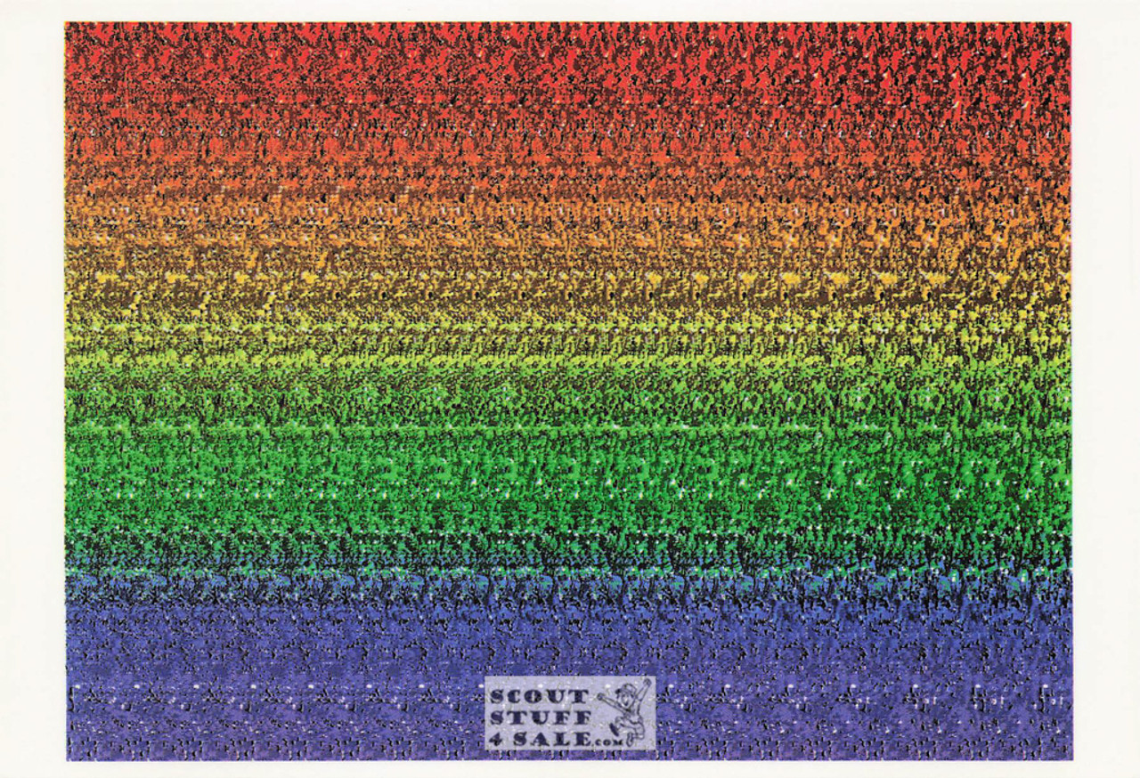 Spectrum of the Sea-Magic Eye 3D Optical Illusion Postcard, Classico SF #512-086