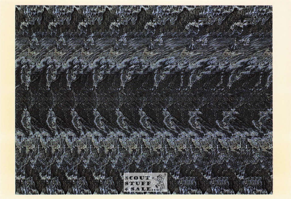 Hammer - Magic Eye 3D Optical Illusion Postcard, Classico San Francisco #512-102
