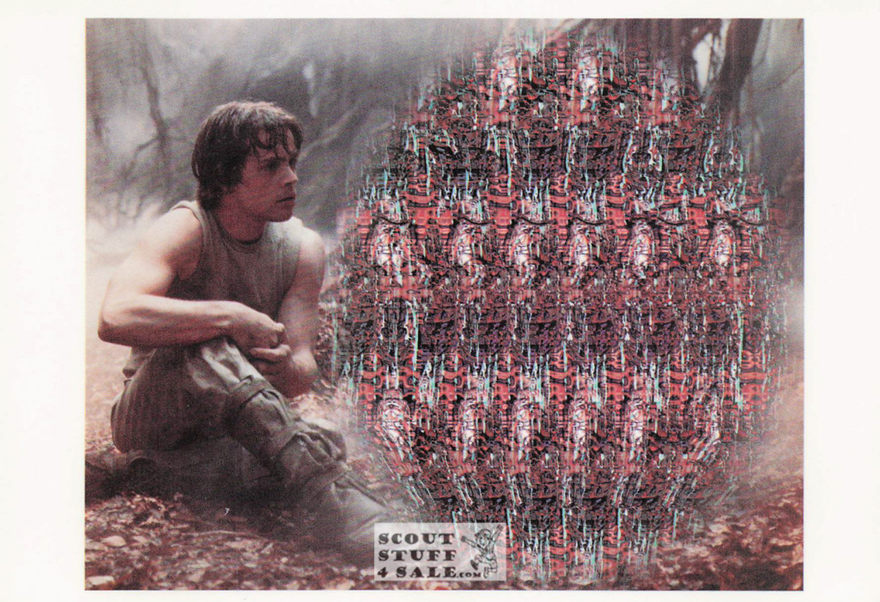 Star Wars-Magic Eye 3D Optical Illusion Postcard, Classico San Francisco #512-137