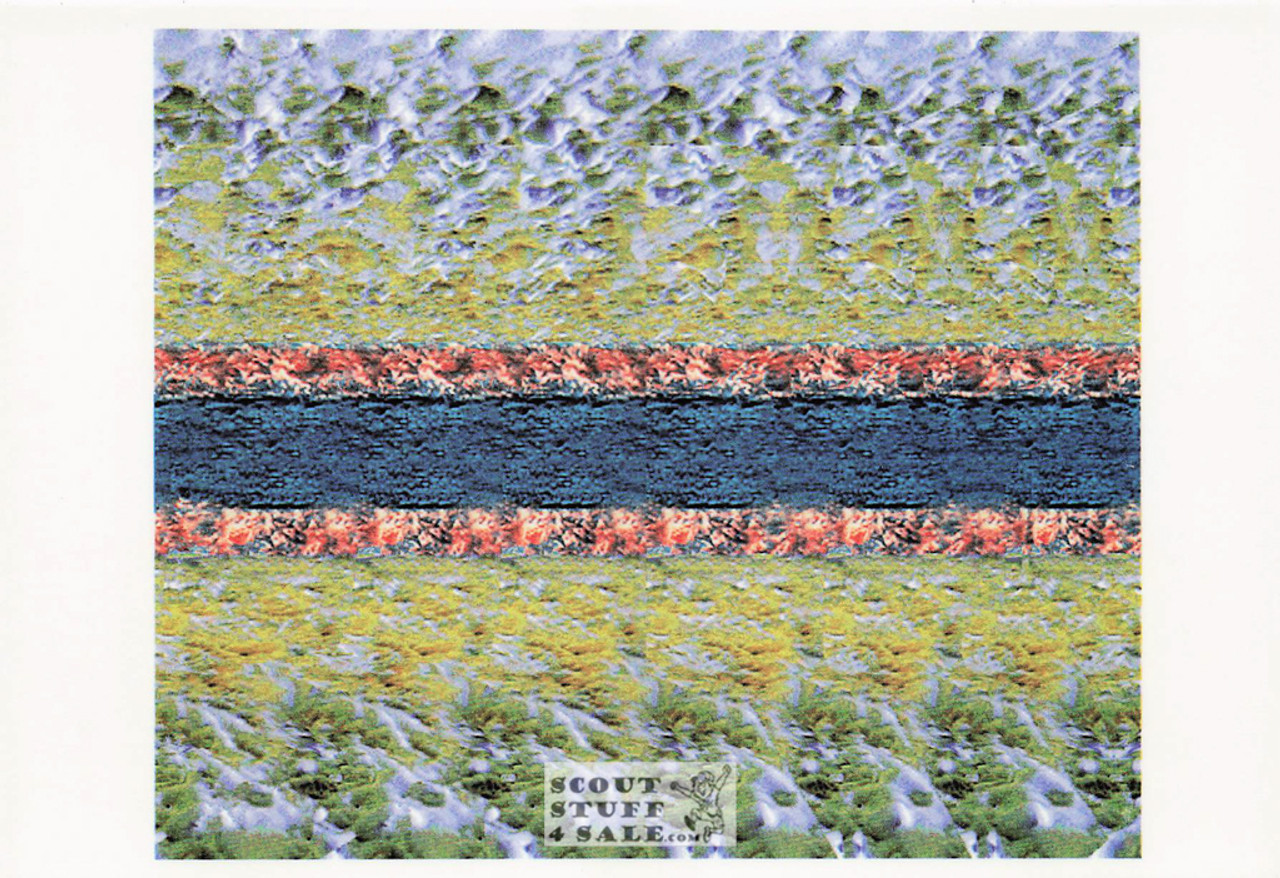 Galaxy - Magic Eye 3D Optical Illusion Postcard, Classico San Francisco #512-170