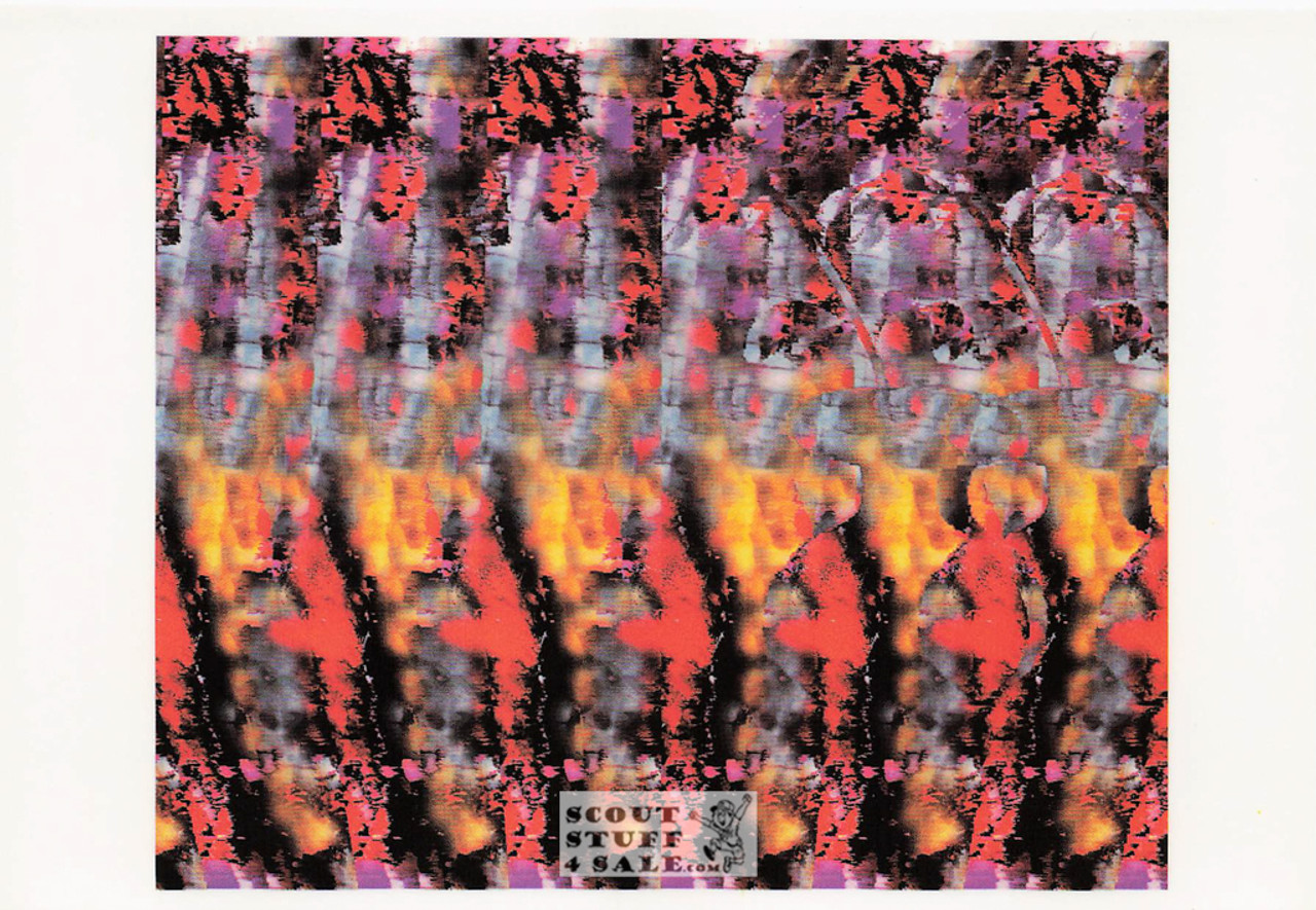 Still Life - Magic Eye 3D Optical Illusion Postcard, Classico SF #512-184