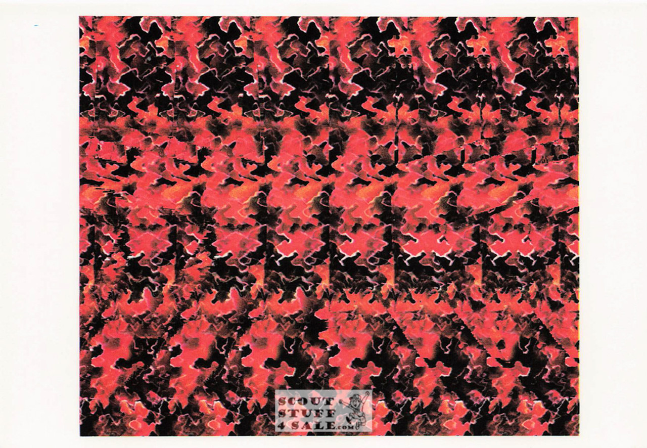 Star Ball - Magic Eye 3D Optical Illusion Postcard, Classico San Francisco #512-186